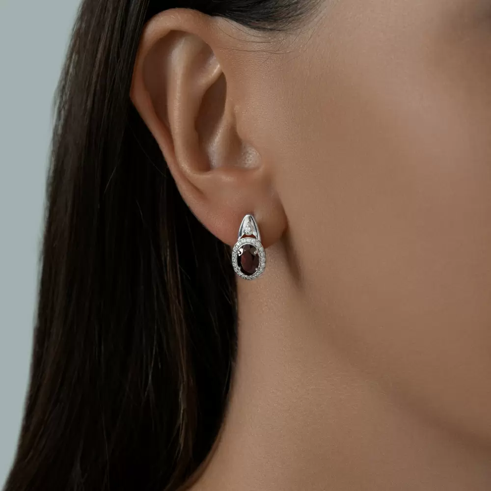 Серьги 92021685 серебро