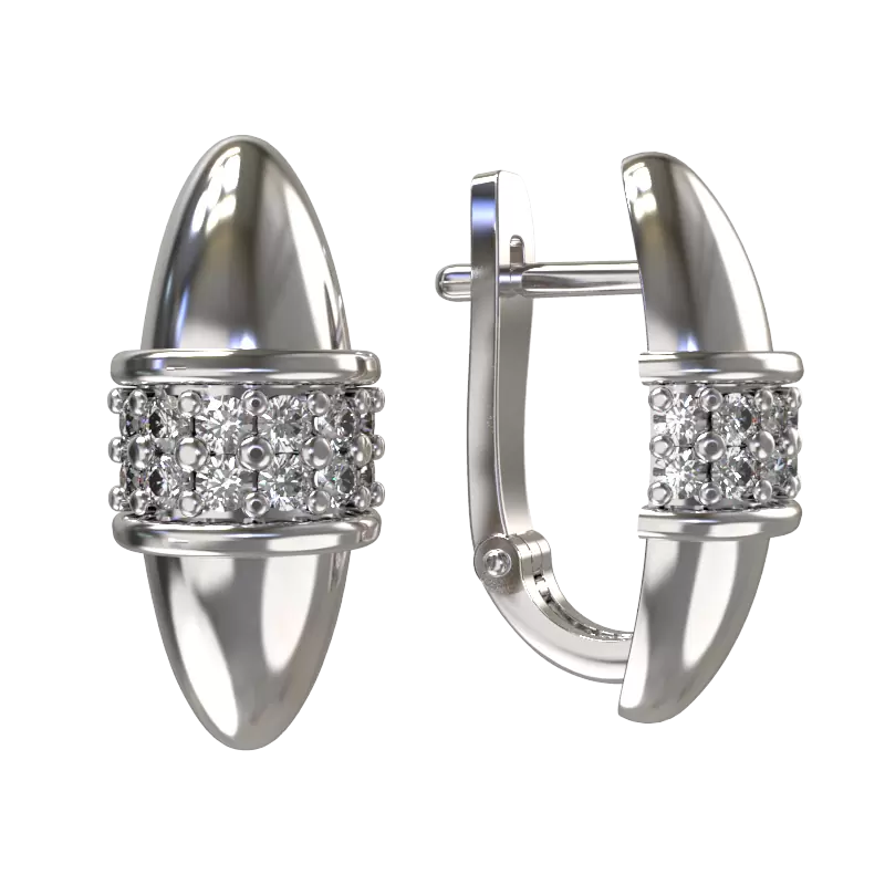 Серьги 1033442-01210 серебро