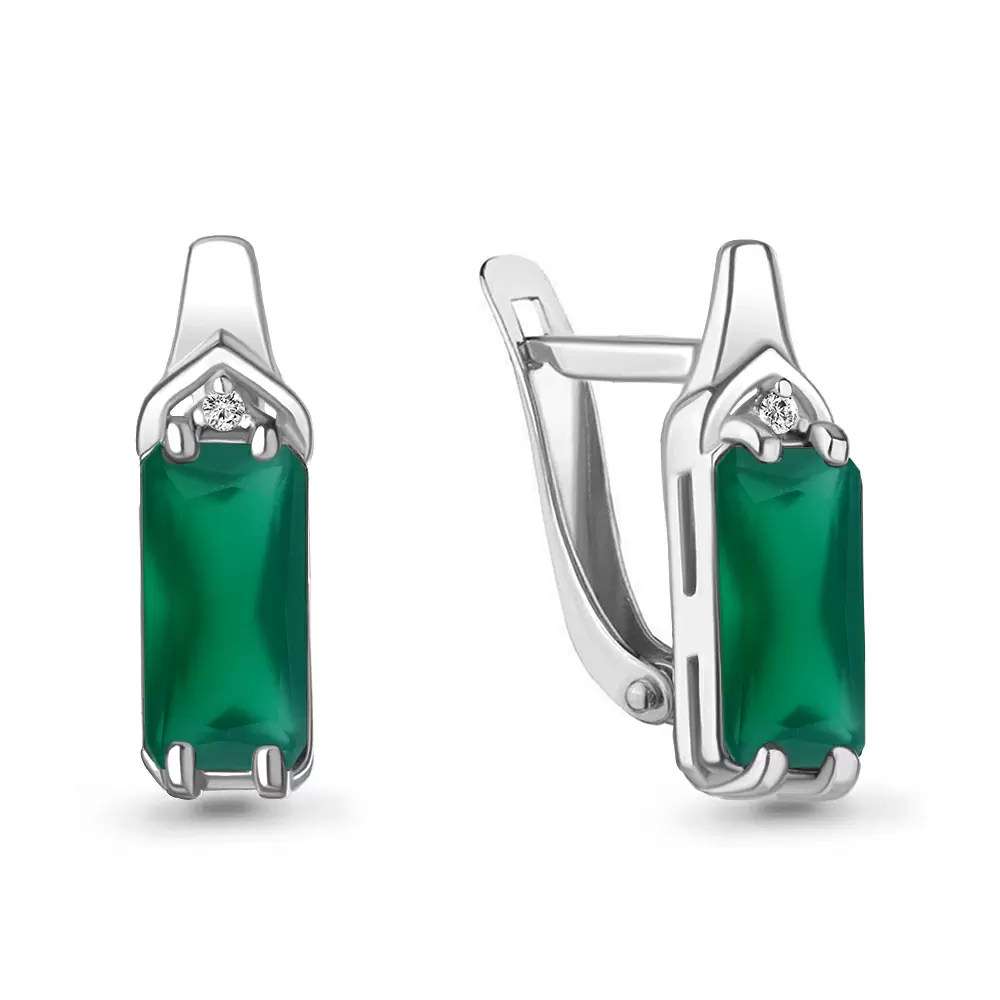 Серьги 4469609А.5 серебро