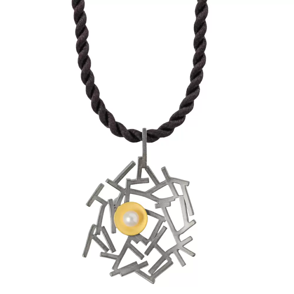 Колье N02308 серебро