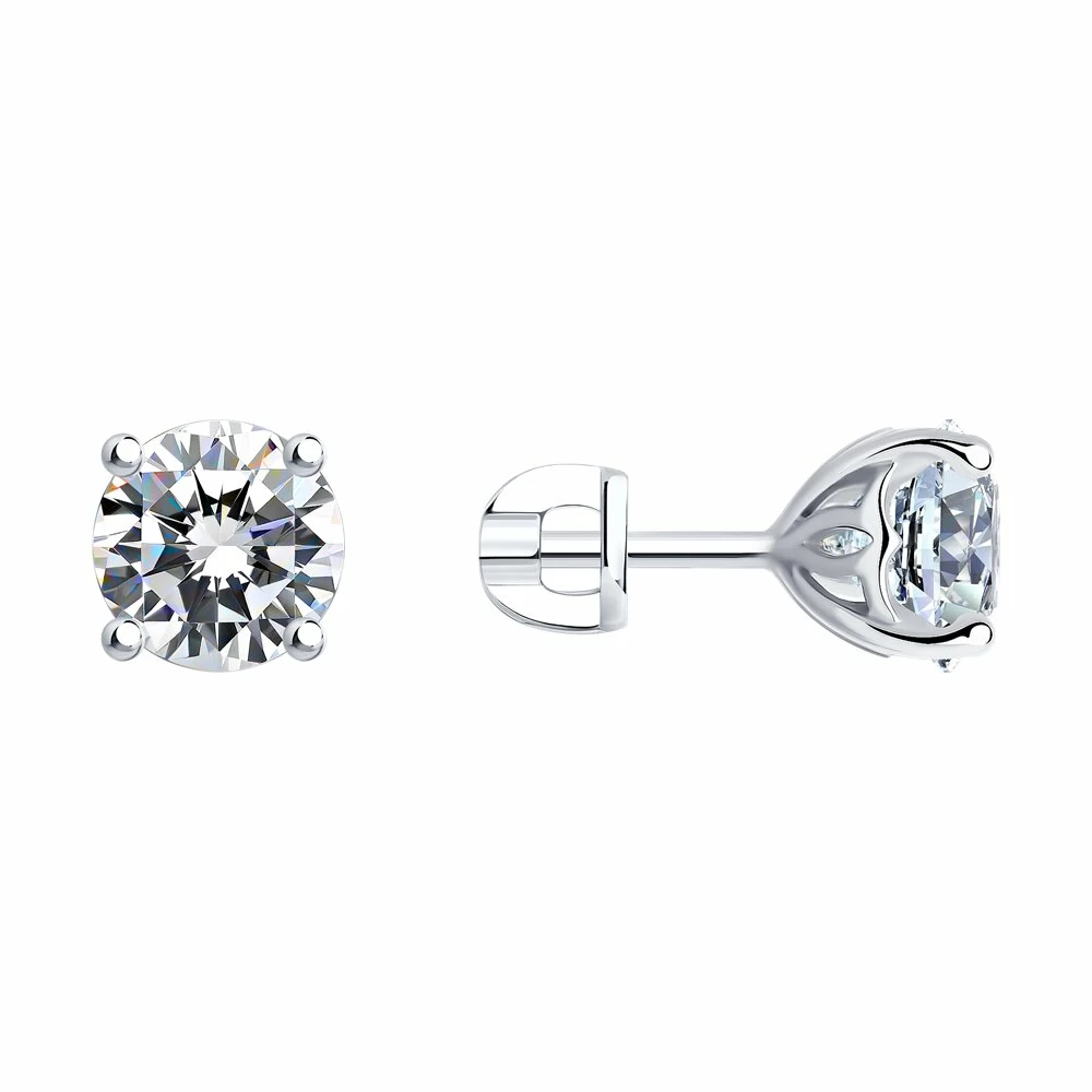 Серьги пусеты 94022997 серебро