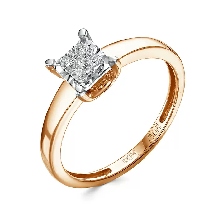 Кольцо К2952-120 золото