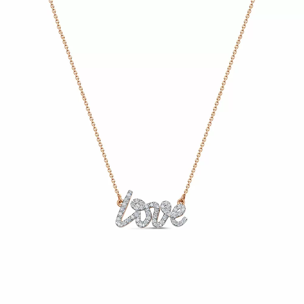Колье 14-176-303-9К золото LOVE