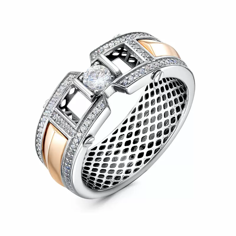 Кольцо дф1102191рб золото Картье винт