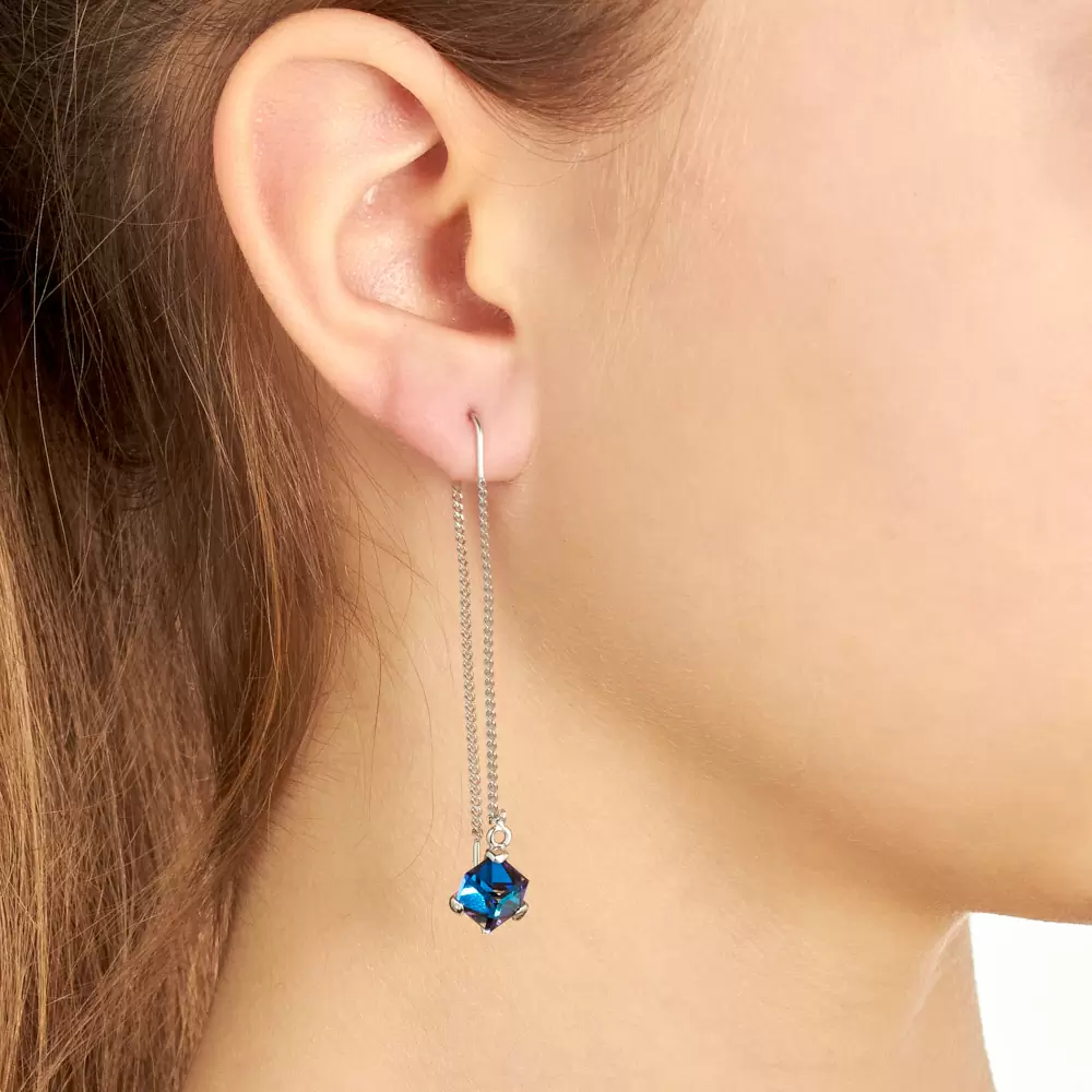Серьги продевки с1088рс серебро