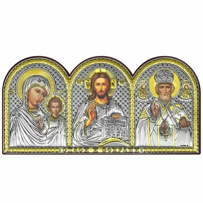 Икона триптих 6396.2XO бижутерный сплав Триптих