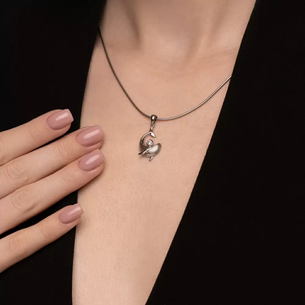 Подвеска 94033206 серебро Кит