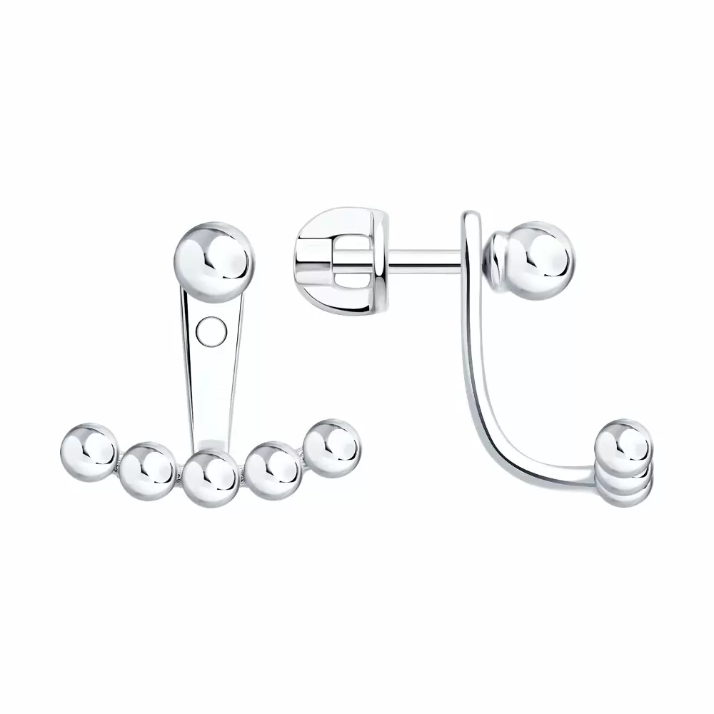 Серьги пусеты 94027208 серебро_0