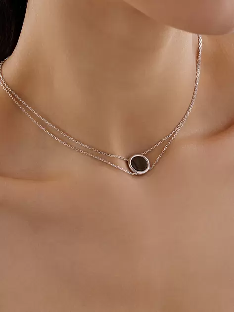 Колье 06-4258.00ПЧ-00 серебро_2