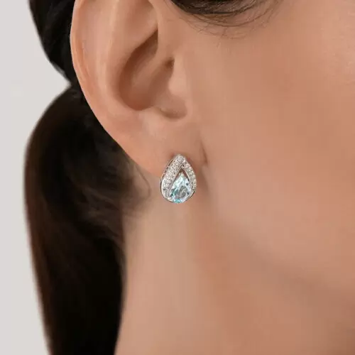 Серьги 92023141 серебро
