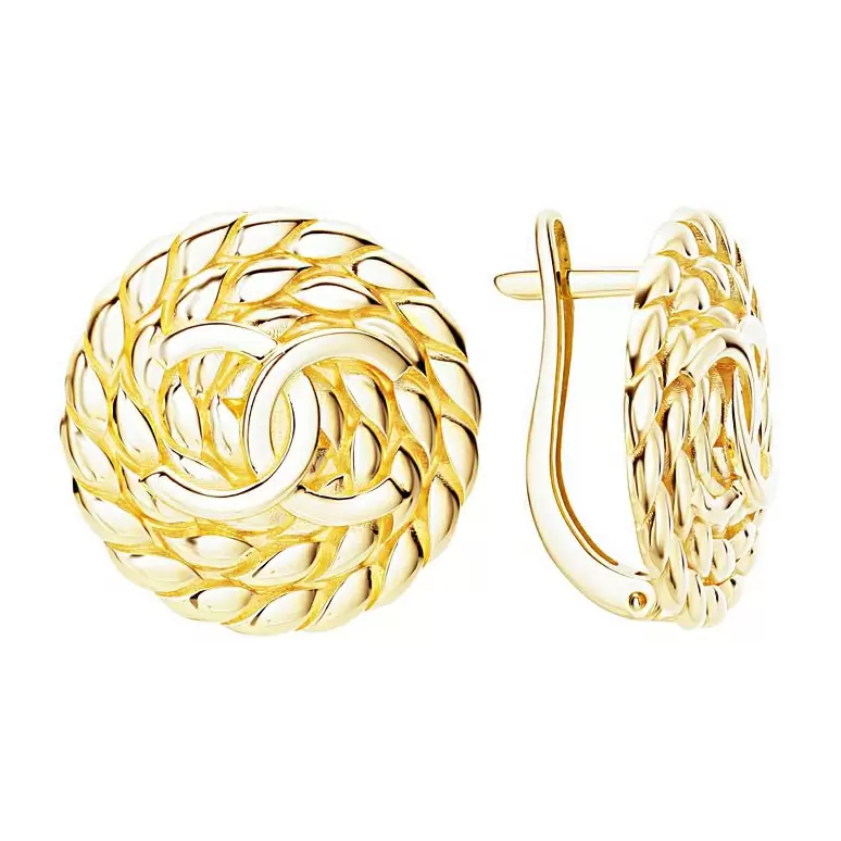 Серьги Л2176900 золото Шанель