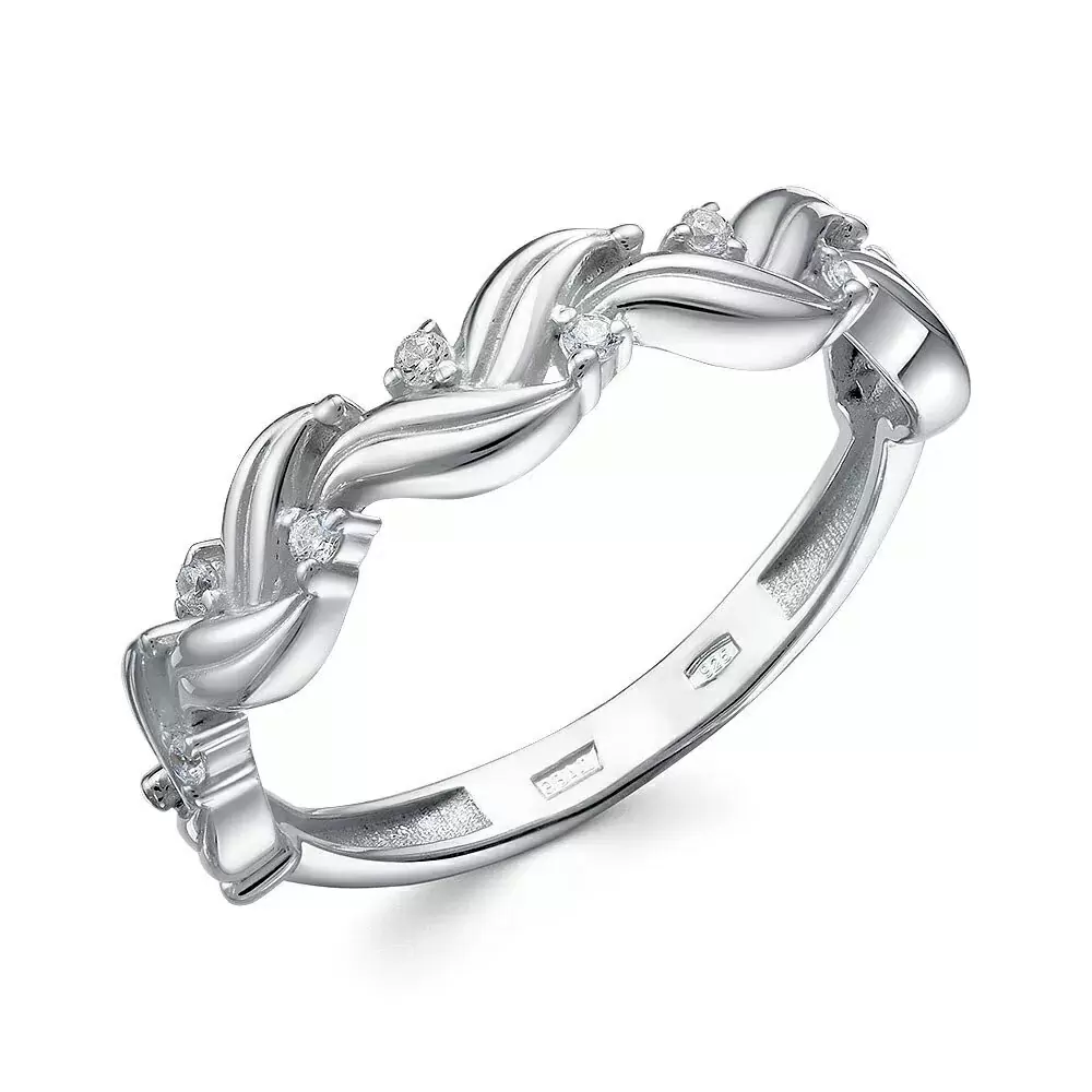 Кольцо 63086 серебро