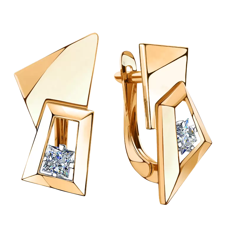 Серьги 01-218140 золото