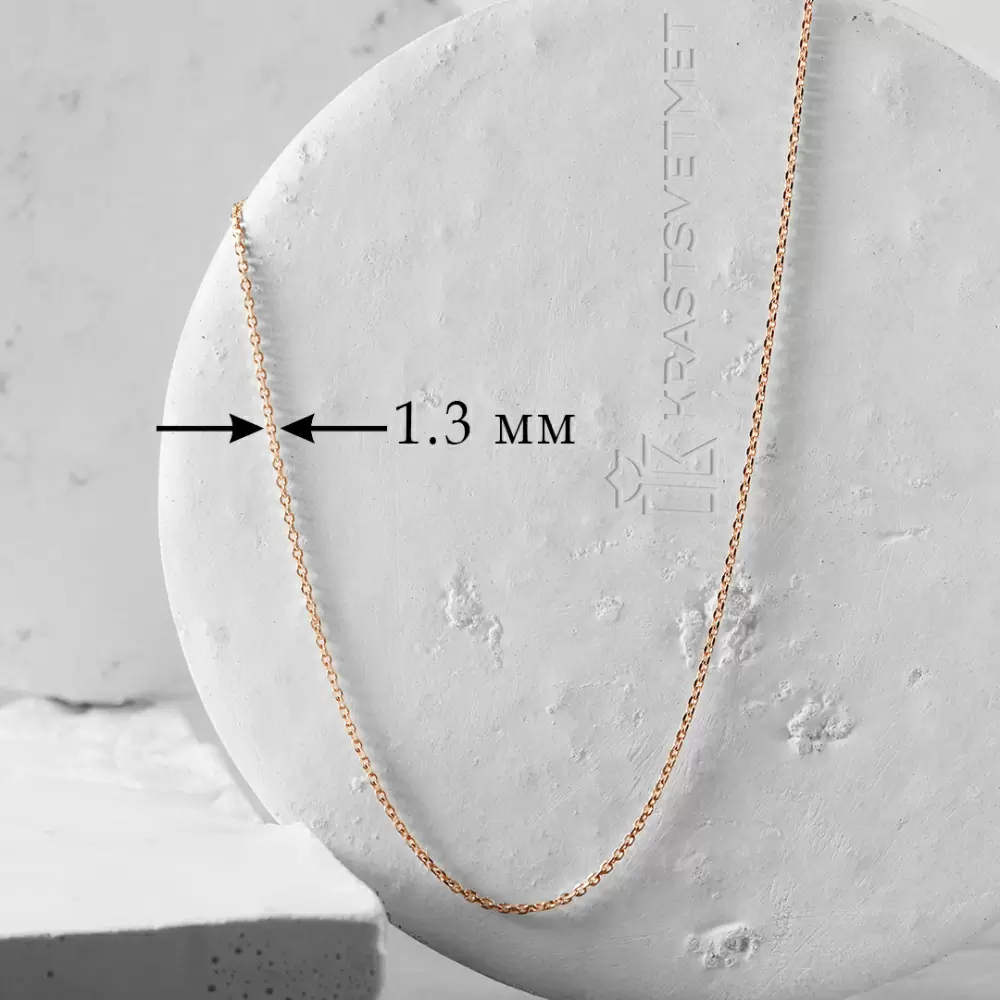 Цепь НЦ12-053 d0.40 золото Полновесная_3