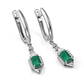 Серьги подвесные 02-4853.00АГ-00 серебро_0
