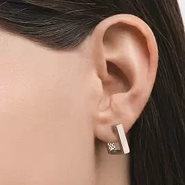 Серьги Т30002В456 золото Геометрия_1