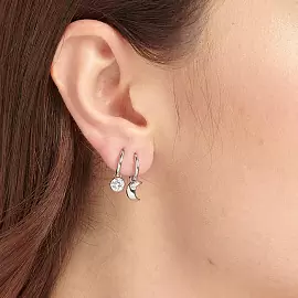 Серьги серьга одиночная BHKE135 ювелирный сплав Месяц_1