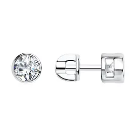 Серьги пусеты 94021745 серебро_0