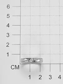 Кольцо 1 камень 01-3701.000Б-00 серебро_2