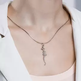 Подвеска 94031249 серебро Ящерица_1