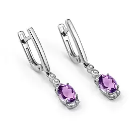 Серьги подвесные 02-4852.00АМ-00 серебро_0