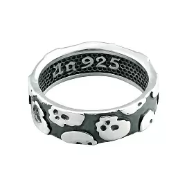 Печатка 812205 серебро Череп_1