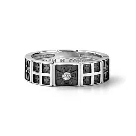 Печатка 01-4095.000Б-17 серебро Крест_1