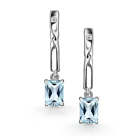 Серьги подвесные 02-4683.БРТБ-00 серебро_0
