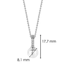 Колье 6760PW серебро_2