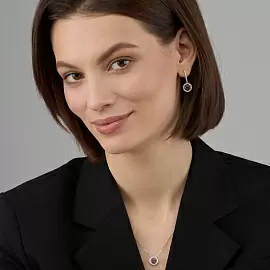 Серьги подвесные 02-4751.00АМ-00 серебро_2