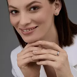 Кольцо 01-4335.000Б-00 серебро Квадрат_2
