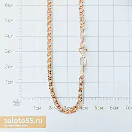 Цепь 8060154-50 золото Полновесный_2