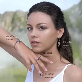 Серьги подвесные 02-5171-00-203-1111 золото_1