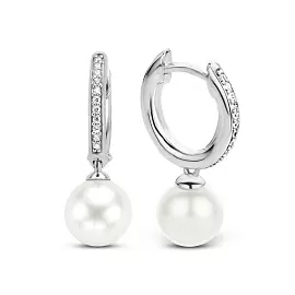 Серьги подвесные 7696PW серебро_0