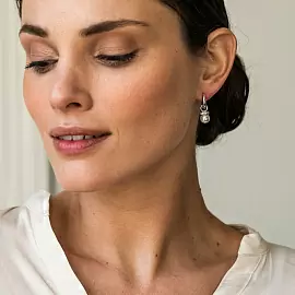 Подвеска для серег 9083PW серебро_1