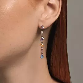 Серьги подвесные 94026619 серебро_1