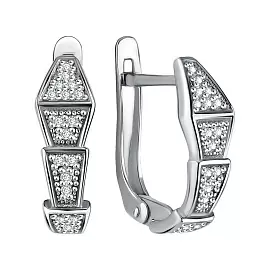 Серьги 10-72-0001-15733 серебро Булгари Змея_0