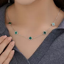 Колье 83070070 серебро Ван Клиф_1
