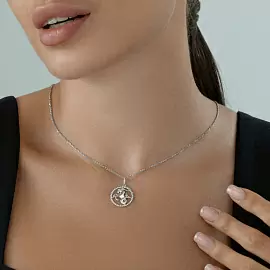 Подвеска знак зодиака 94031862 серебро Козерог_1