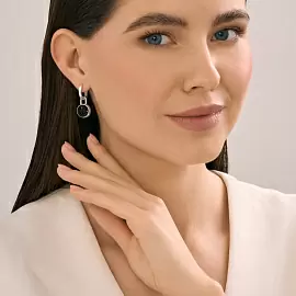 Серьги подвесные 94-121-02371-1 серебро_1