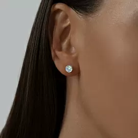 Серьги пусеты 94021745 серебро_1