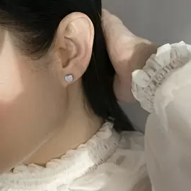 Серьги пусеты 6001162-00775 серебро Сердце_1