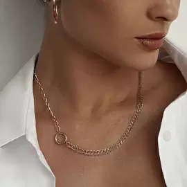 Колье 0310574-00245 серебро_1