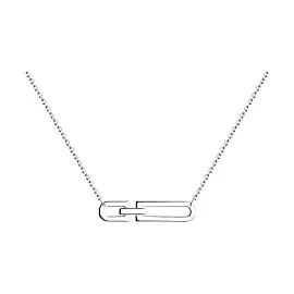 Колье 94070633 серебро Геометрия_0