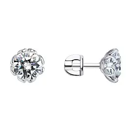 Серьги пусеты 94025267 серебро_0