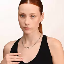 Колье 94070666 серебро эрмес_1