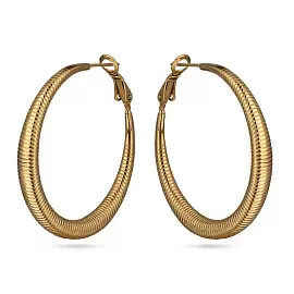 Серьги конго BS000035G-00E ювелирный сплав_0