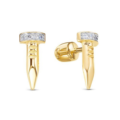Серьги пусеты л0504734 золото Картье Гвоздь