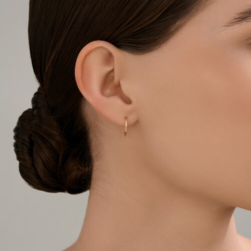 Серьги конго 140221 золото
