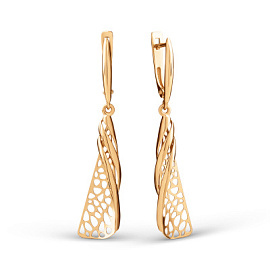 Серьги подвесные 502602-1000 золото